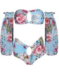 Nur Karaata - Marigold Blu Bikini Set - Lyst