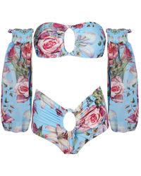 Nur Karaata - Marigold Blu Bikini Set - Lyst