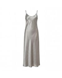 Vimissia - Long Silk Slip Dress - Lyst