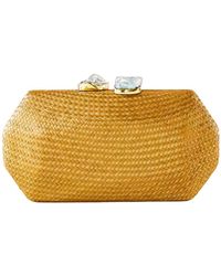 LIKHÂ - Sarsuela Handwoven Clutch Camel - Lyst