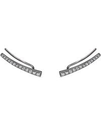 SALLY SKOUFIS - Naked Ear Climber With Made Cz Diamond Stimulant - Lyst