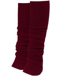 tirillm - Liz Cashmere Leg Warmers Deep Burgundy - Lyst