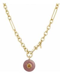 Hye Jane Jewelry - Simone With Strawberry Quartz Pendant - Lyst