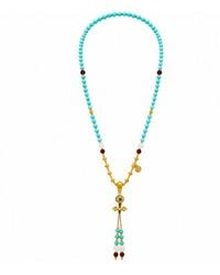 Ormiro - Dakini & Carnelian Beaded Tassel Necklace - Lyst