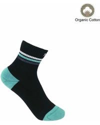 Peper Harow - Made in England - Quarter Crew Organic Sport Socks – - Lyst