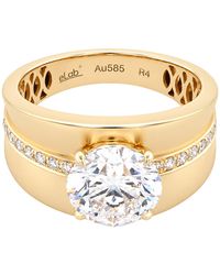 Artisan - 14K Lab Grown Round Diamond Statement Ring - Lyst