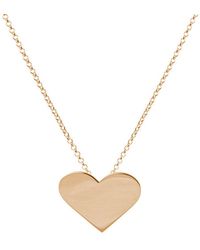 Edge Only - Heart Pendant Xl 18Ct Vermeil - Lyst