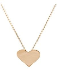 Edge Only - Heart Pendant Xl 18Ct Vermeil - Lyst