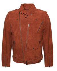 Zasta Studio - Empress Suede Leather Jacket - Lyst