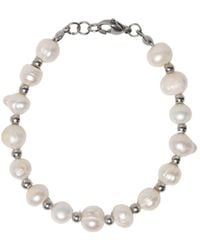 Urbane Jewelry Studio - Rebel Pearl Bracelet - Lyst