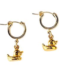 Lexi Jewelry - Rubber Ducky Hoop Earrings - Lyst