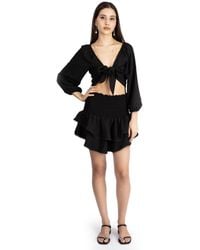 Ilvi - Melena Crop Blouse & Skirt Set - Lyst