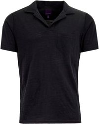 lords of harlech - Bobby Merino Jersey Collared Shirt - Lyst