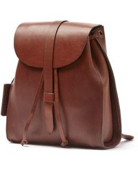 THE DUST COMPANY - Leather Backpack Havana Tribeca Collection - Lyst