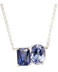 Juvetti - Buchon Necklace Set With Sapphire - Lyst