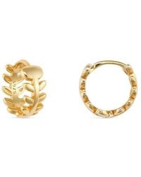 Elk & Bloom - 14K Tiny Huggie Hoop Earrings - Lyst