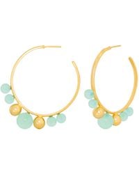 Lavani Jewels - Elara Aquamarine Earrings - Lyst