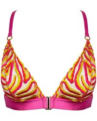 Somewhere Never - Running Wild Triangle Bralette - Lyst