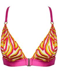 Somewhere Never - Running Wild Triangle Bralette - Lyst