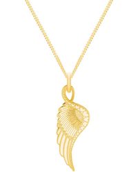 CarterGore - Gold Wing Necklace Medium - Lyst
