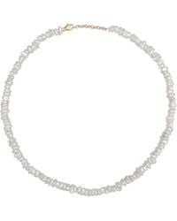 Kiri & Belle - Ayla Irregular Keshi Pearl Filled Necklace - Lyst
