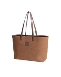 Jurgi Brand - Neutrals Tennis Padel Tote Bag – Camel Canvas & Leather - Lyst
