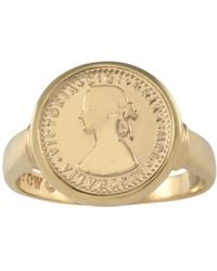 Von Treskow - Mini Coin Ring - Lyst