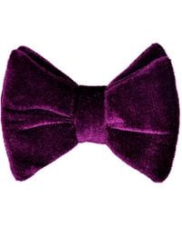 DAVID WEJ - Butterfly Velvet Bow Tie – - Lyst