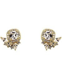 VicStoneNYC Fine Jewelry - Unique Sparkling Vermeil Stud Earrings - Lyst