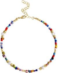 Olivia Le - Jetsetter Beaded Anklet - Lyst