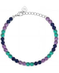 LÁTELITA London - Kaleidoscope Gemstone Tennis Bracelet - Lyst