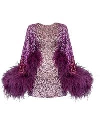 Sanctumum - Limited Edition Ombré Sequined Deva Mini Dress - Lyst