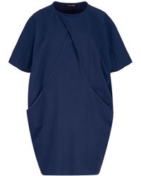Conquista - Oversized Heavy Jersey Dress with Pockets - Lyst
