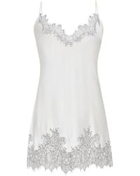 Avenue 8 - Lace Detailed Mini Cami Dress - Lyst