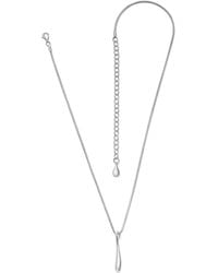 Lucy Quartermaine - Sterling Short Single Drop Pendant - Lyst