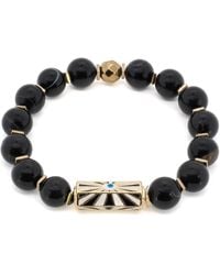 Ebru Jewelry - Black Onyx Evil Eye Bracelet - Lyst