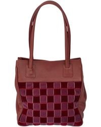 Velvet Atelier - Pat Mauve Shoulder Bag - Lyst