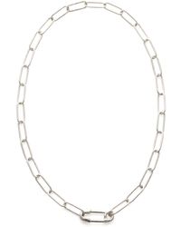 Kris Nations - Safety Pin Chain Necklace - Lyst