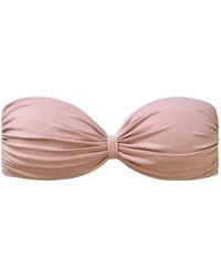 NUAJE NUAJE - Ariel Padded Bikini Top In Pink - Lyst