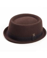 Dasmarca Hats - Jack Felt Skimpy Brim Short Brim Rude Boy Mod Style Porkpie Hat - Lyst