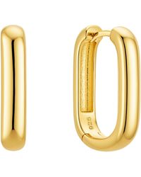 Nazzar - Bold U Hoop Earrings - Lyst