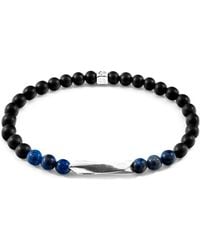 Anchor and Crew - Blue Sodalite Orinoco Silver & Stone Bracelet - Lyst