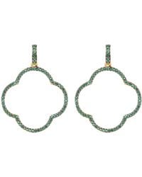 LÁTELITA London - Open Clover Large Drop Earrings - Lyst