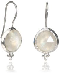The Jewellery Store London - Moonstone 'You Are Loved' Hook Earrings - Lyst