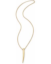 Heather Hawkins Jewelry - Long Skinny Horn Pendant Necklace - Lyst
