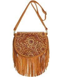 Jodi Lee - Anahita Sunflower Bag Antique Medium Dark Tan - Lyst
