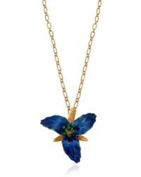 Milou Jewelry - Lily Flower Necklace - Lyst