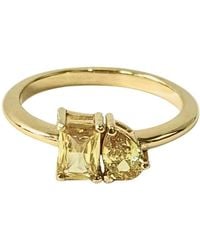 Belinda Jewelz - Toi Et Moi Citrine Birthstone Ring - Lyst
