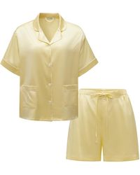 NOT JUST PAJAMA - Timeless Collection Short Pajama Set - Lyst
