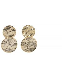 Addicted - Golden Sun Earrings Plated - Lyst